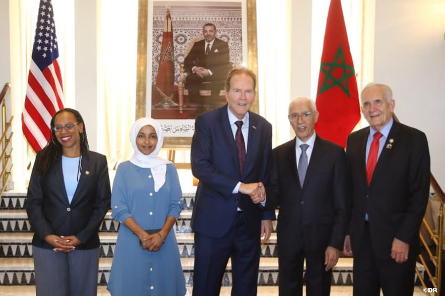 الطالبي العلمي يستقبل وفدا من الكونغرس الأمريكي بالرباط