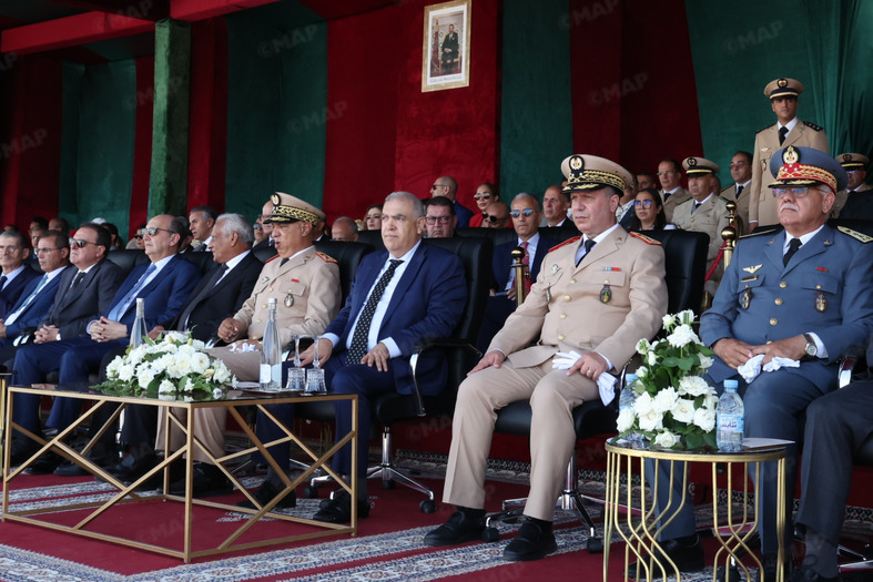 لفتيت يترأس حفل تخرج 423 ضابطا وضابط صف بمدرسة تكوين أطر القوات المساعدة