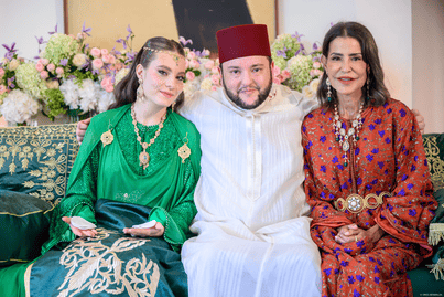 بمباركة الملك محمد السادس.. عقد قران مولاي إدريس الفيلالي على الشابة أحلام أومها