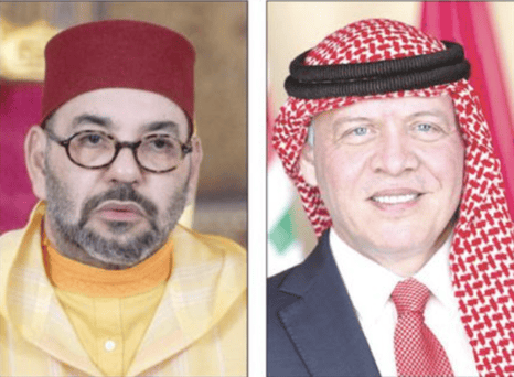 الملك محمد السادس يعزي العاهل الأردني في ضحايا الهجوم الإرهابي على كنيسة الكرك