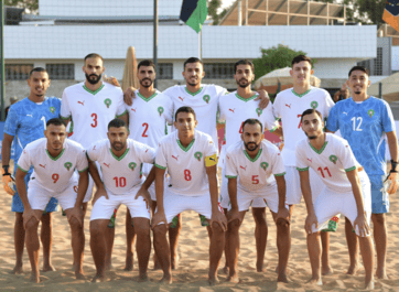 المغرب يتأهل إلى كأس أمم إفريقيا لكرة القدم الشاطئية بعد اكتساح ليبيا بسباعية