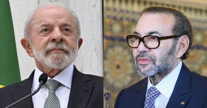 الملك محمد السادس يهنئ لولا دا سيلفا بمناسبة إعادة انتخابه رئيسا للبرازيل